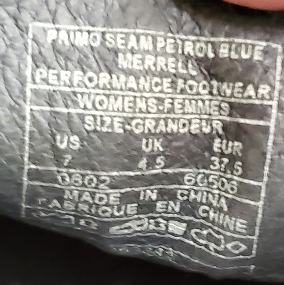 Merrell Primo Seam Petrol Blue Slip On Shoes - Picture 6 of 6